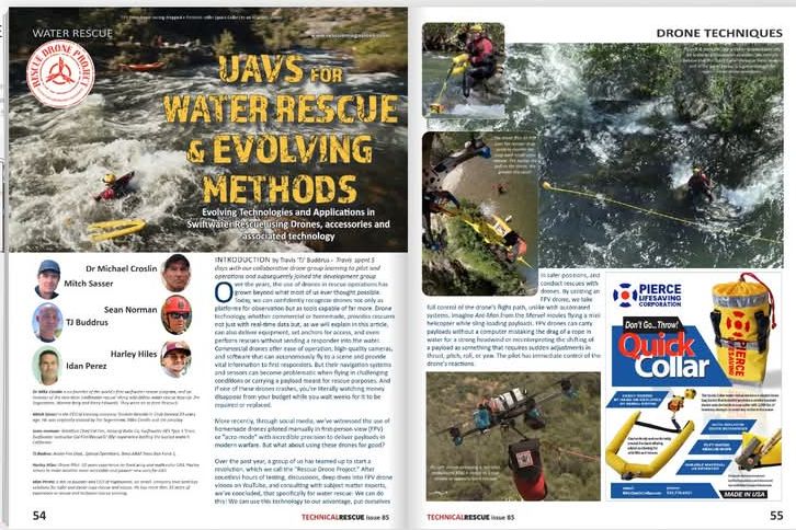 UAV for Water Rescue & Evolving Methods